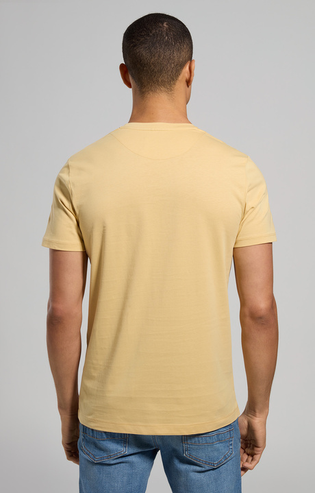 Slub cotton men's T-shirt, NEW WHEAT Slub cotton men's T-shirt, NEW WHEAT, hi-res-1