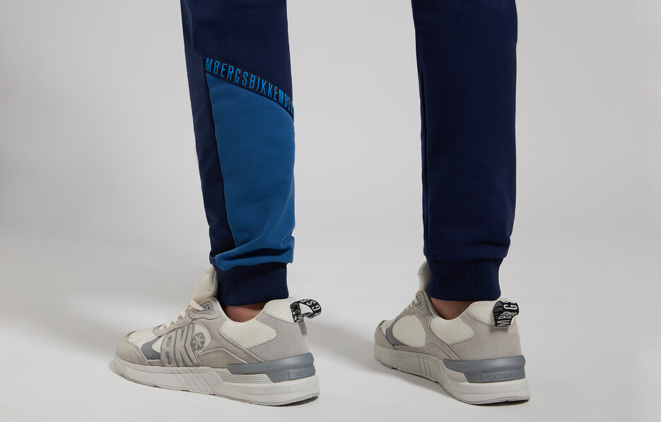Men's joggers with intarsia, DRESS BLUES Men's joggers with intarsia, DRESS BLUES, hi-res-1