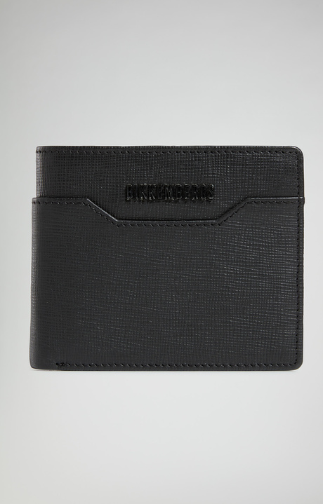 Men's wallet in saffiano leather, BLACK Men's wallet in saffiano leather, BLACK, hi-res-1