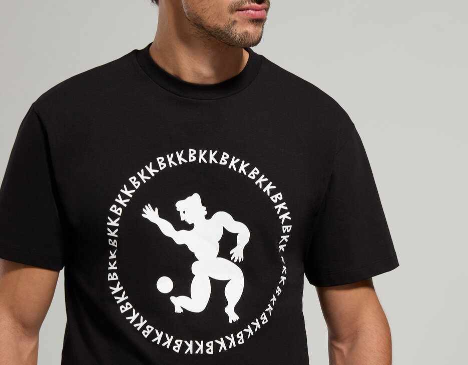 Men's print T-shirt, BLACK Men's print T-shirt, BLACK, hi-res-1