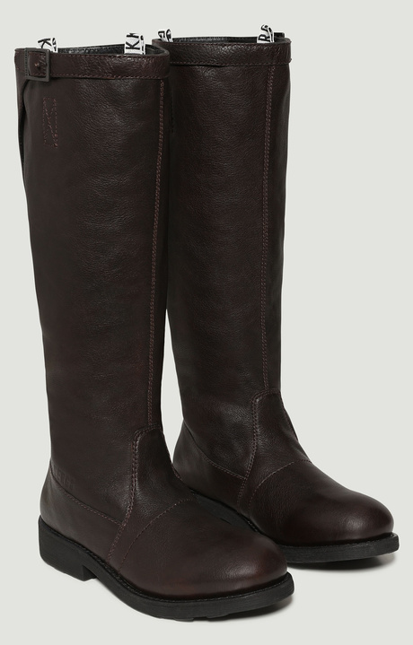 Valiska women's pull-on boots, DARK BROWN Valiska women's pull-on boots, DARK BROWN, hi-res-1