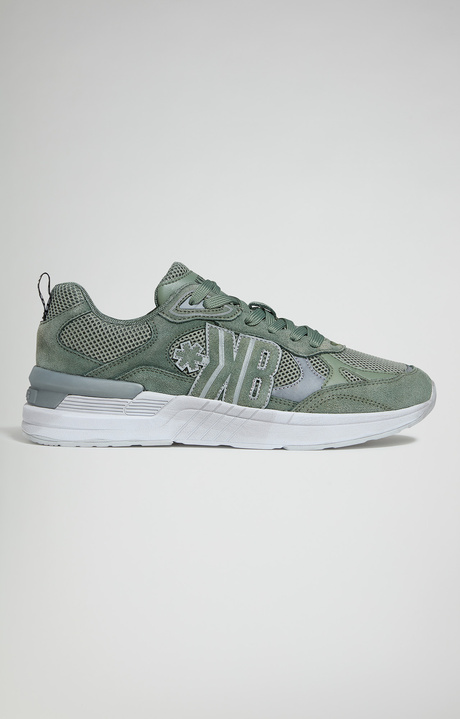 Men's sneakers - Dunga M, SAGE, hi-res-1