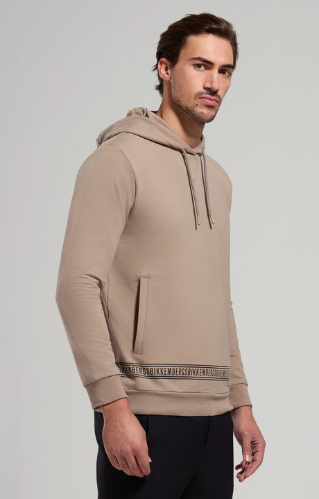 Men's stretch hoodie, CINDER, hi-res-1
