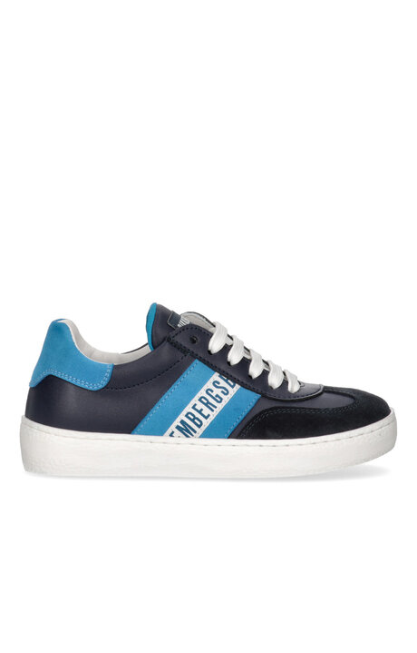 LOW CUT LACE-UP SNEAKER, BLUE/SKY BLUE, hi-res-1