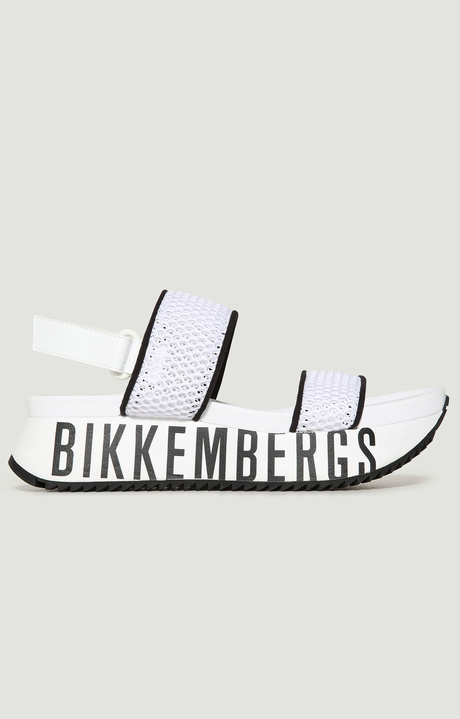 Women's platform sandals Rebeca, WHITE/BLACK Women's platform sandals Rebeca, WHITE/BLACK, hi-res-1