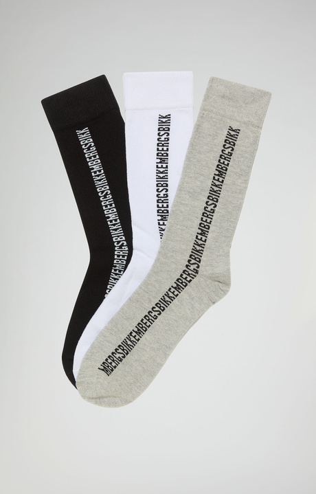 3-pack unisex athletic socks, MULTICOLOR 3-pack unisex athletic socks, MULTICOLOR, hi-res-1