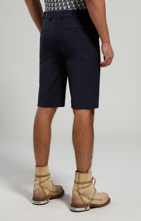 Fresco wool men's shorts, DRESS BLUES, hi-res-1
