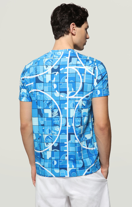 Men's T-shirt all-over print, BLUE Men's T-shirt all-over print, BLUE, hi-res-1