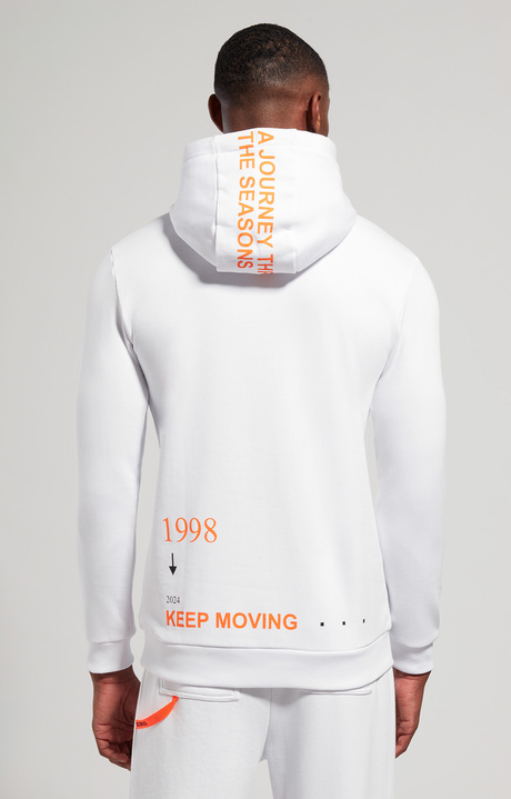 Men's hoodie, WHITE, hi-res-1