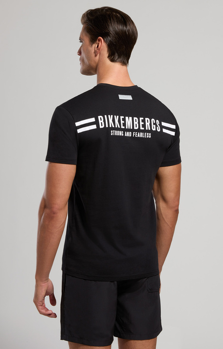 Men's print T-shirt, BLACK, hi-res-1