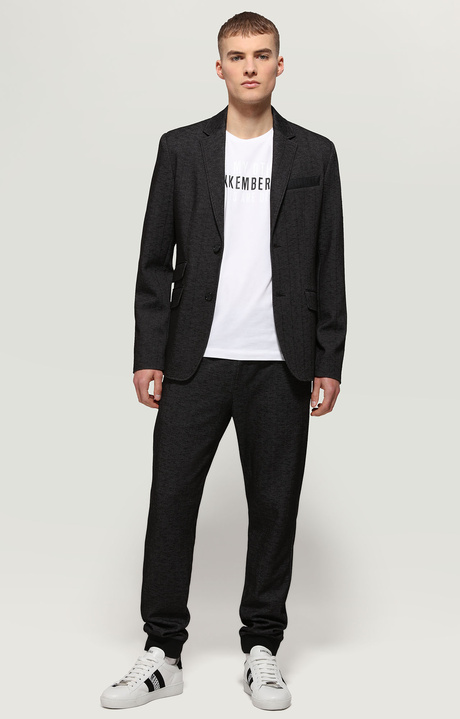 Men's track pants - Chevron, BLACK, hi-res-1