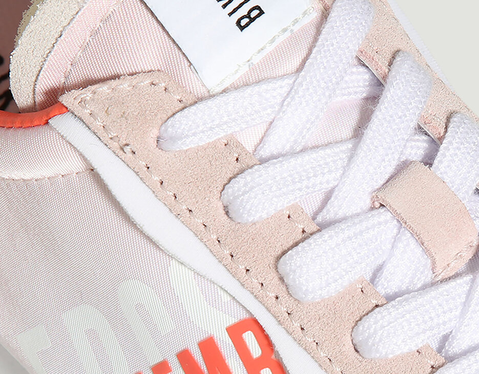 Women's sneakers Julie in suede leather, LIGHT PINK/CORAL Women's sneakers Julie in suede leather, LIGHT PINK/CORAL, hi-res-1