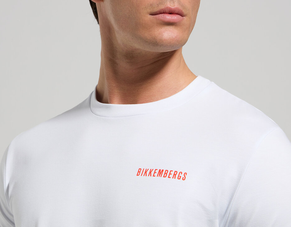 Men's print T-shirt, WHITE Men's print T-shirt, WHITE, hi-res-1