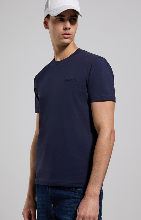 Embroidered men's T-shirt, DRESS BLUES Embroidered men's T-shirt, DRESS BLUES, hi-res-1