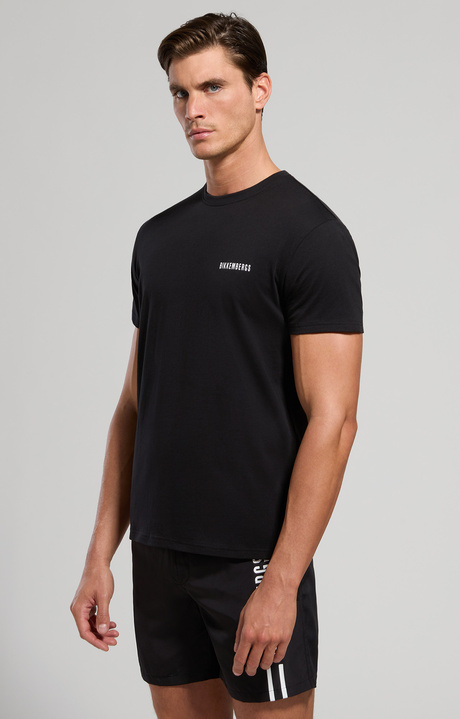 Men's print T-shirt, BLACK, hi-res-1
