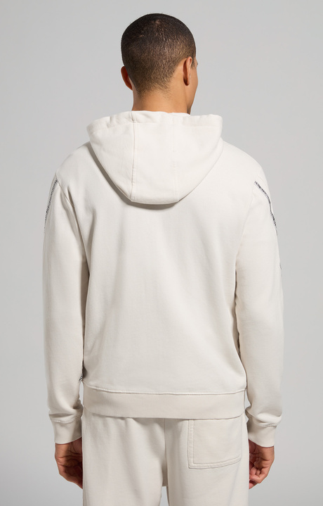 Men's hoodie, WHITE/SAND Men's hoodie, WHITE/SAND, hi-res-1