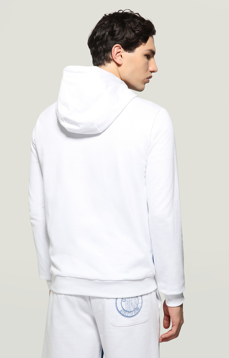Men's zip jacket in fleece, OPTICAL WHITE Men's zip jacket in fleece, OPTICAL WHITE, hi-res-1