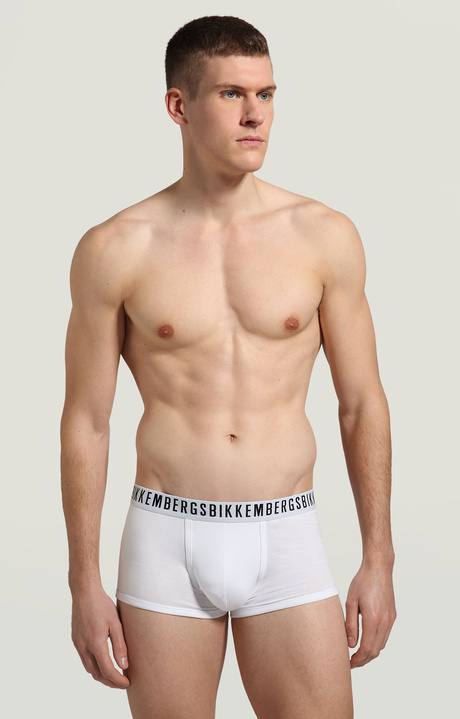 2-pack men's boxers in stretch cotton, WHITE 2-pack men's boxers in stretch cotton, WHITE, hi-res-1