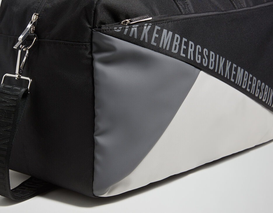 Travel men's duffle bag, BLACK Travel men's duffle bag, BLACK, hi-res-1