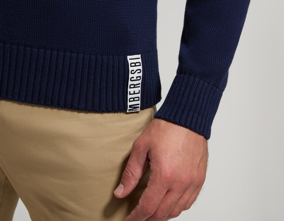 Men's zip pullover, DRESS BLUES Men's zip pullover, DRESS BLUES, hi-res-1