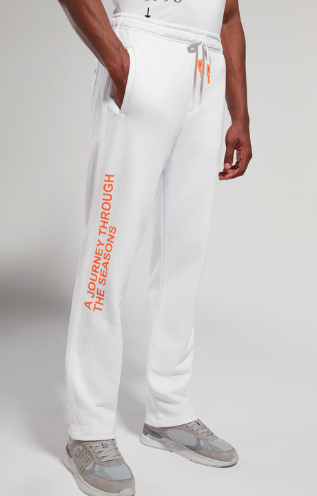 Men's joggers, WHITE, hi-res-1