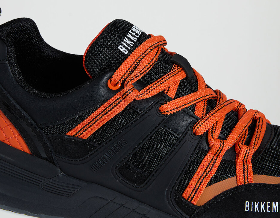 Dunga M men's sneakers, BLACK/ORANGE Dunga M men's sneakers, BLACK/ORANGE, hi-res-1