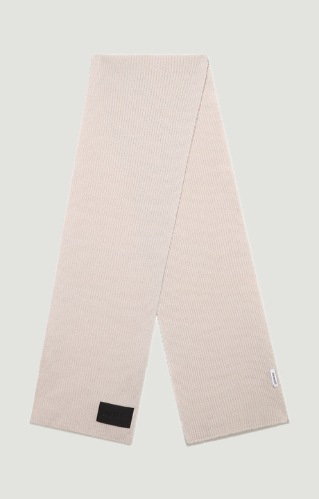 Men's scarf with patch 25x180 cm, STONE Men's scarf with patch 25x180 cm, STONE, hi-res-1
