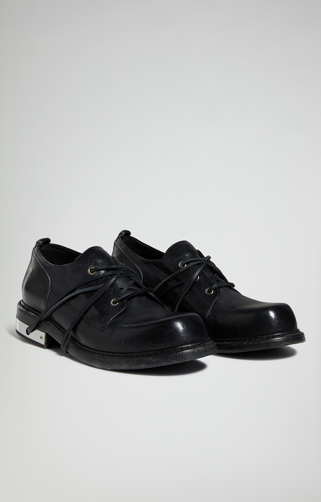 Men's lace-up shoes - Met Hole, BLACK Men's lace-up shoes - Met Hole, BLACK, hi-res-1