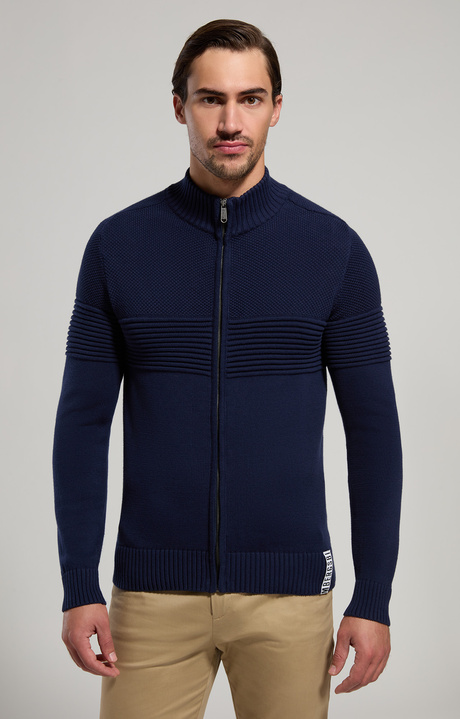 Men's zip pullover, DRESS BLUES, hi-res-1