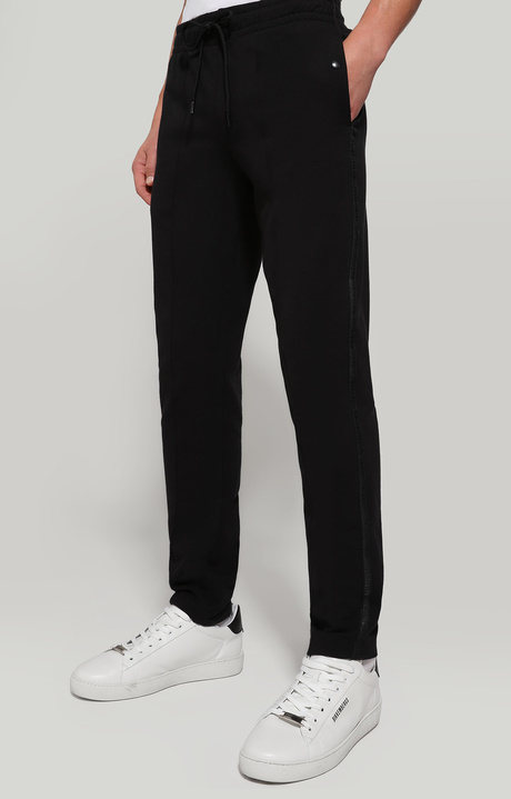 Men's fleece joggers, BLACK Men's fleece joggers, BLACK, hi-res-1