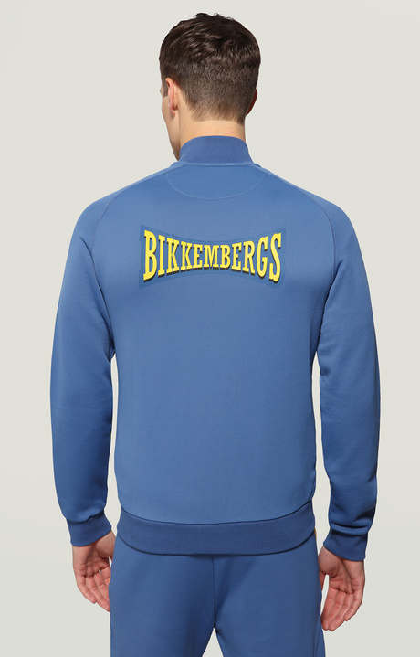 Jacket with inserts and textured logo, BLUE Jacket with inserts and textured logo, BLUE, hi-res-1