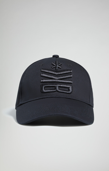 Embroidered men's baseball cap, BLACK Embroidered men's baseball cap, BLACK, hi-res-1