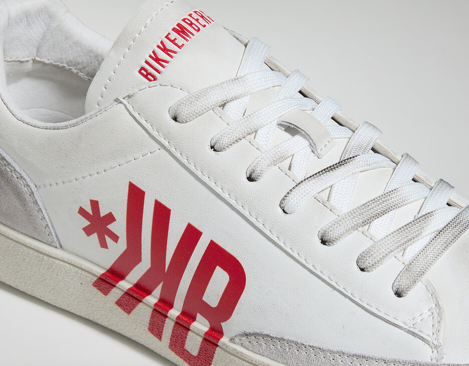 Men's sneakers - Recoba M, WHITE/RED Men's sneakers - Recoba M, WHITE/RED, hi-res-1