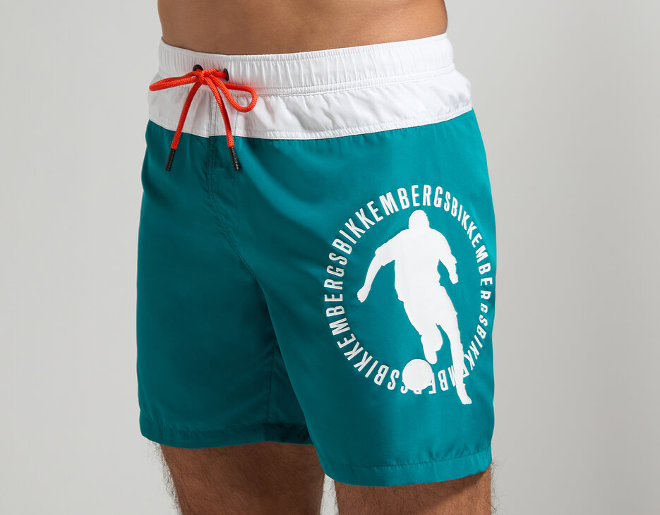 Men's colour block boardshorts, EVERGLADE Men's colour block boardshorts, EVERGLADE, hi-res-1