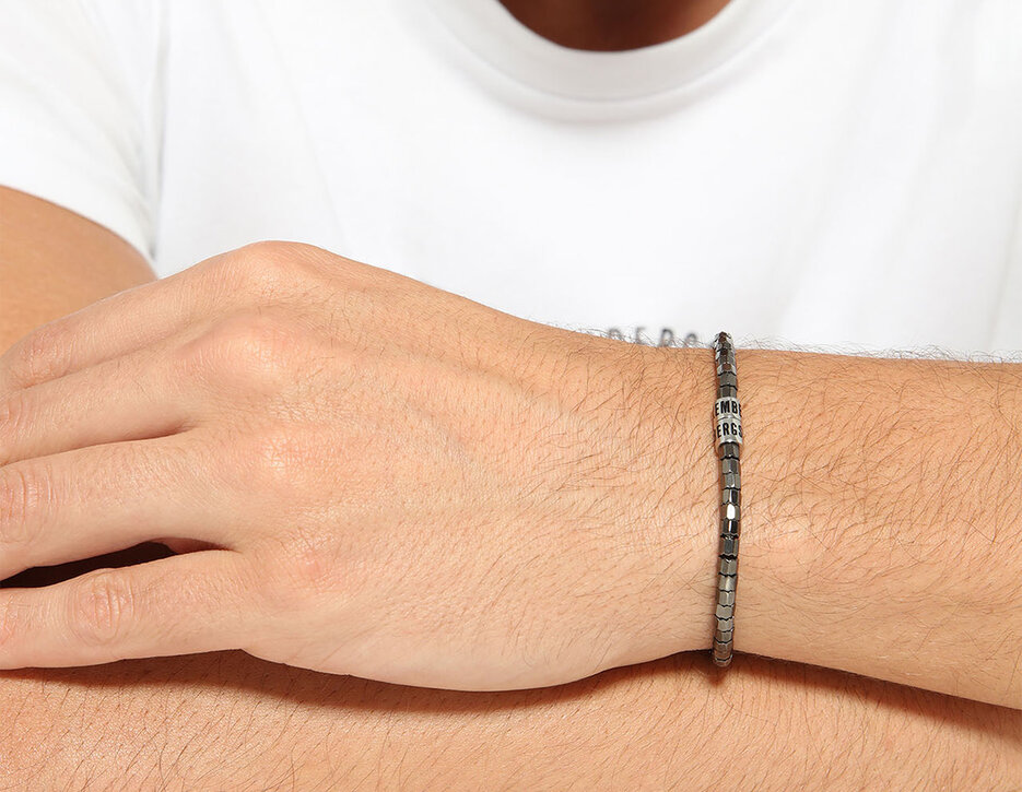 Bikkembergs men's bracelet with movable elements, 300 Bikkembergs men's bracelet with movable elements, 300, hi-res-1