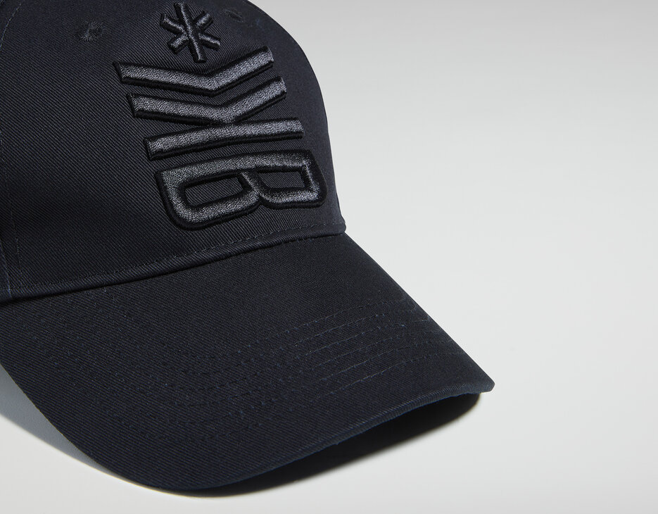 Embroidered men's baseball cap, BLACK Embroidered men's baseball cap, BLACK, hi-res-1