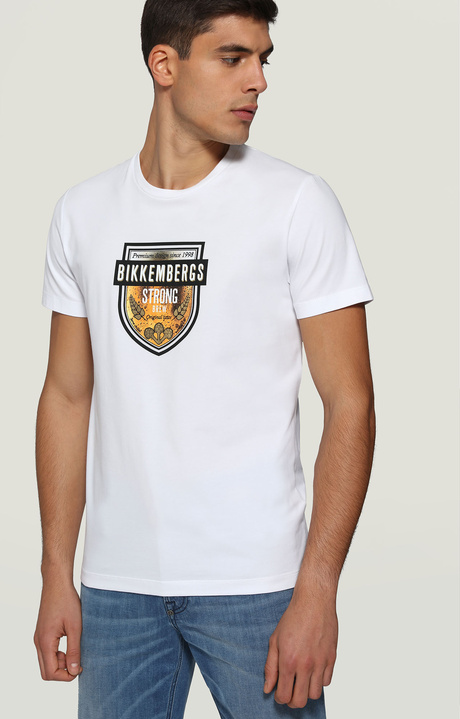 Camiseta para hombre con estampado Cerveza, OPTICAL WHITE Camiseta para hombre con estampado Cerveza, OPTICAL WHITE, hi-res-1