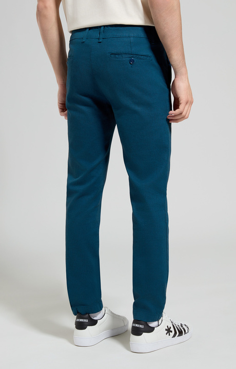 Men's slim fit pants, SAILOR BLUE Men's slim fit pants, SAILOR BLUE, hi-res-1