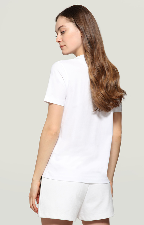 Women's T-shirt with floral print, OPTICAL WHITE Women's T-shirt with floral print, OPTICAL WHITE, hi-res-1