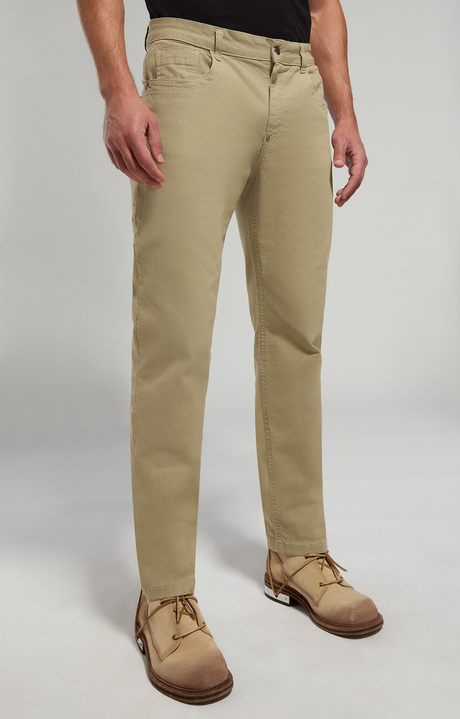 Garment-dyed men's pants, SPONGE Garment-dyed men's pants, SPONGE, hi-res-1