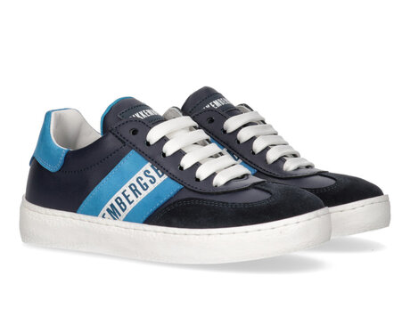 LOW CUT LACE-UP SNEAKER, BLUE/SKY BLUE, hi-res-1