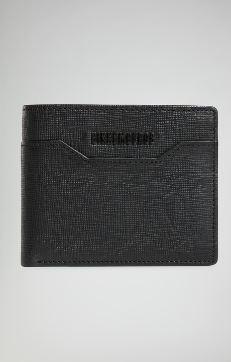 Men's wallet in saffiano leather, BLACK Men's wallet in saffiano leather, BLACK, hi-res-1