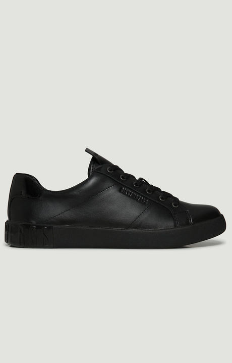 Sheba women's  sneakers with patent leather details, BLACK/BLACK Sheba women's  sneakers with patent leather details, BLACK/BLACK, hi-res-1