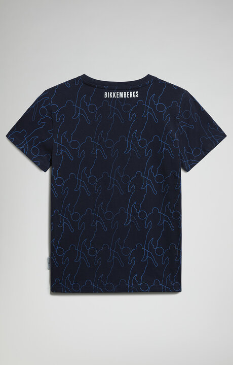 T-SHIRT, NAVY, hi-res-1