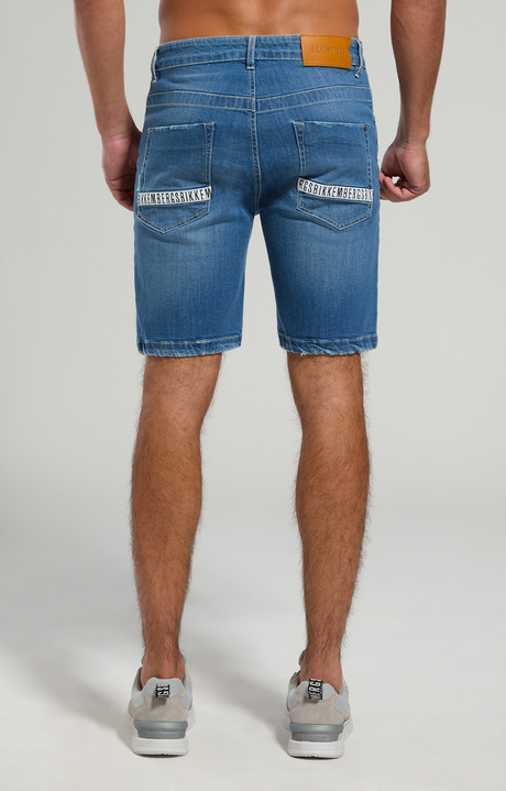 Men's jean shorts, BLUE DENIM LIGHT LAV.2 Men's jean shorts, BLUE DENIM LIGHT LAV.2, hi-res-1