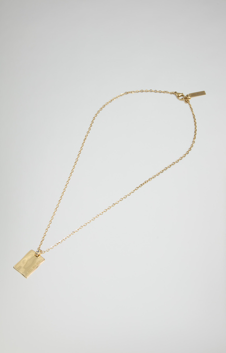 Men's Hammer necklace with diamond, YELLOW Men's Hammer necklace with diamond, YELLOW, hi-res-1