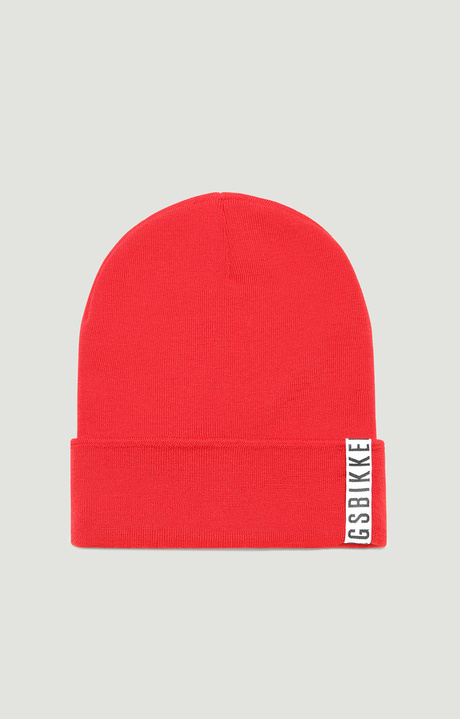 Men's hat with tape, RED Men's hat with tape, RED, hi-res-1
