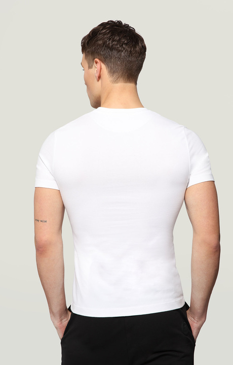 Men's T-shirt with Gym print, OPTICAL WHITE Men's T-shirt with Gym print, OPTICAL WHITE, hi-res-1
