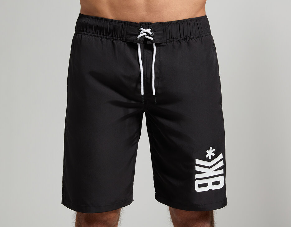 Men's boardshorts, BLACK Men's boardshorts, BLACK, hi-res-1