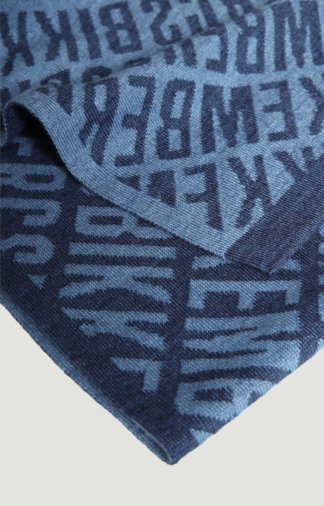Scarf with all-over logo 25x182 cm, NAVY DENIM Scarf with all-over logo 25x182 cm, NAVY DENIM, hi-res-1